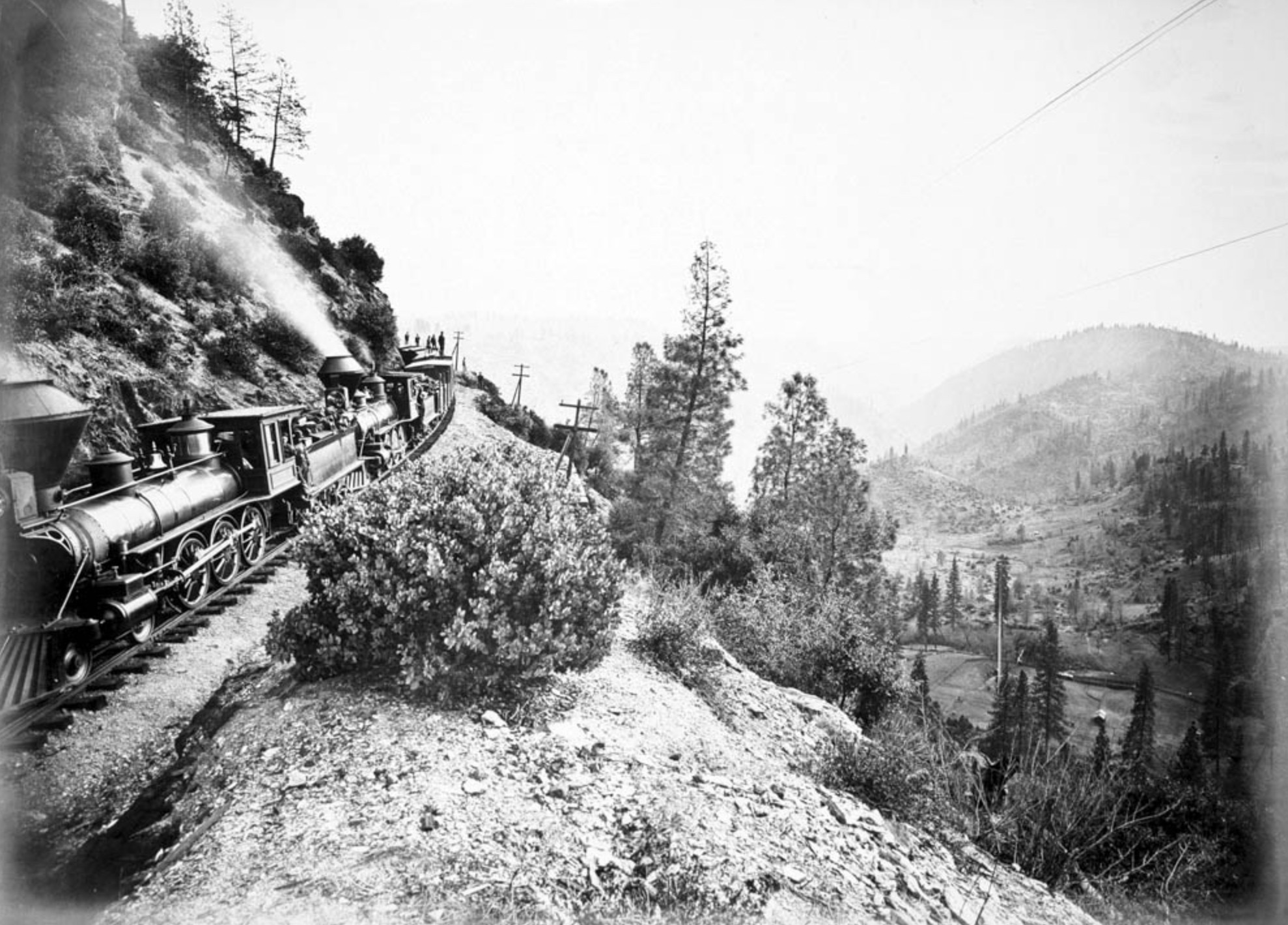 Central Pacific Railroad at Cape Horn.